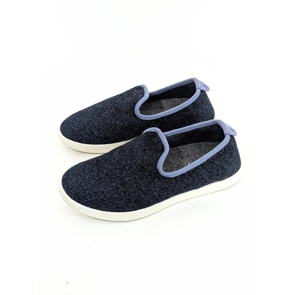 Allbirds Navy Blue Wool Loungers / Slip On Loafers - Size 5 Womens